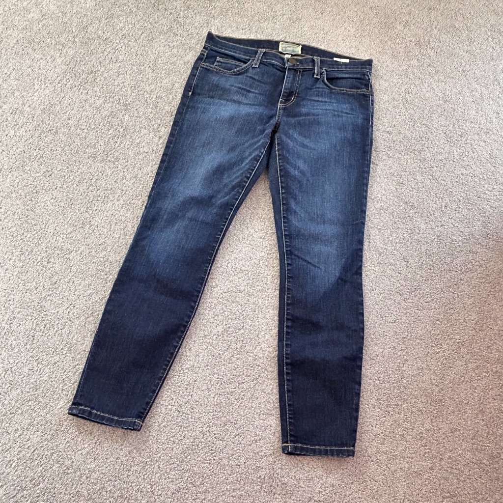 Current/Elliott Women's Skinny Jeans - Dark Blue